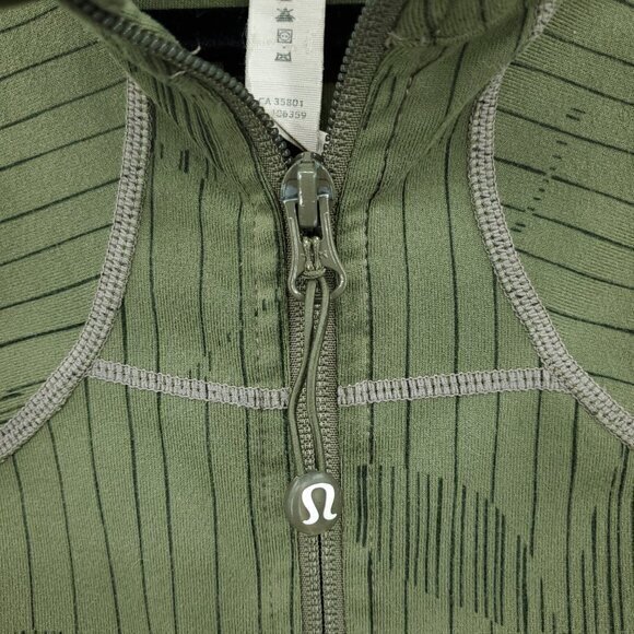 Lululemon Shape Jacket 8 Green Leaf Print Luon - Picture 9 of 16